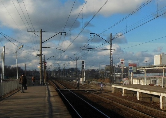 Посадочные платформы станции "Лианозово"
