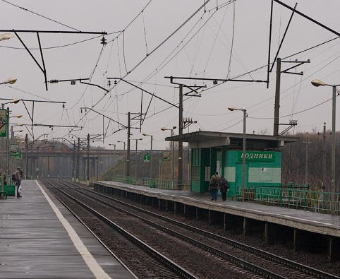 Платформы на станции "Родники"