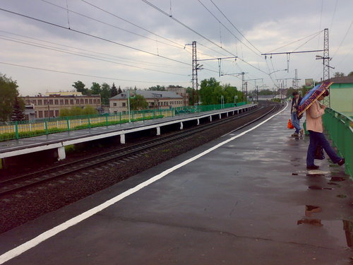 Платформа на станции "Коломна"