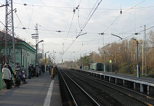 Платформы на станции "Фаустово"