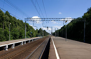 Платформы на станции "Строитель"