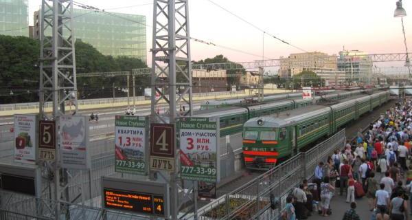 Платформы на остановочном комплексе "Павелецкий вокзал"