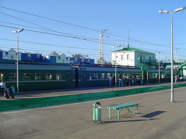 Платформа на станции "Голицыно"