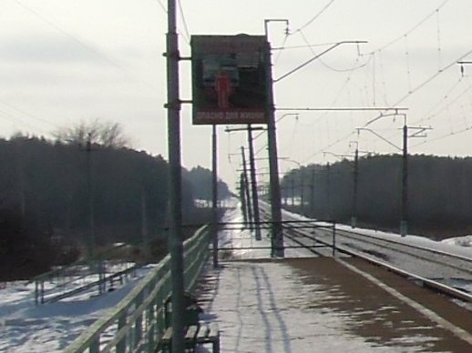 Боковая платформа на станции "Сушкинская"