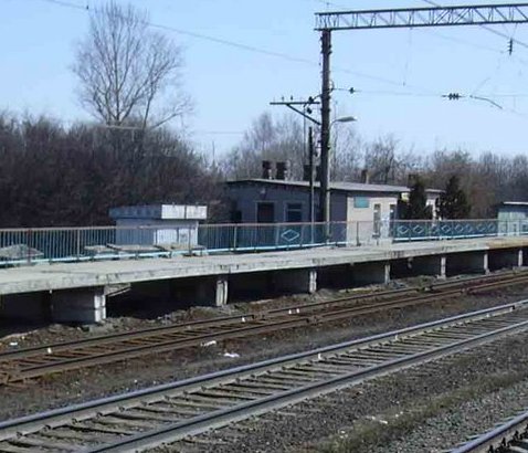 Линии железной дороги на станции "Пурлово" 