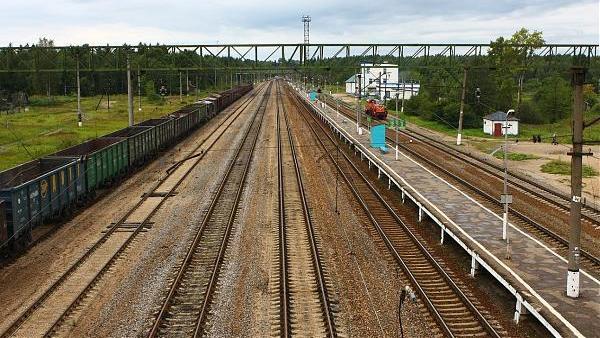 Линии железной дороги около станции "Чисмена"