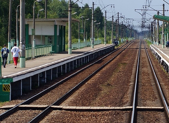 Железнодорожные пути на станции "Шевлягино"