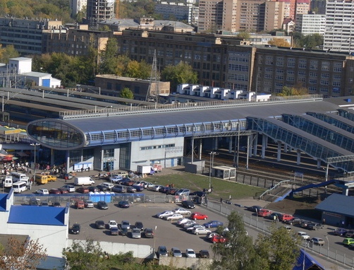 "Конкорс" - пешеходный мост на станции "Мытищи"