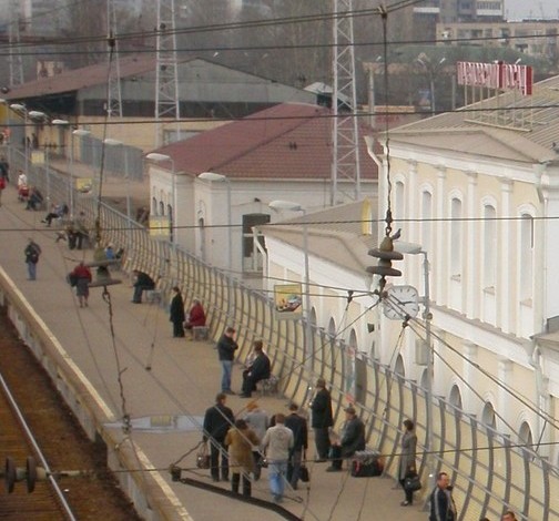 Здание вокзала на станции "Павловский Посад"
