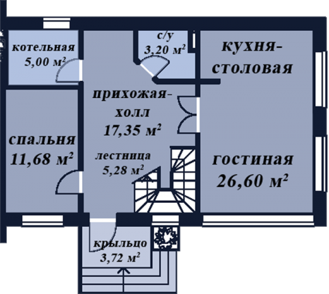 Дуплекс Кубань первый этаж