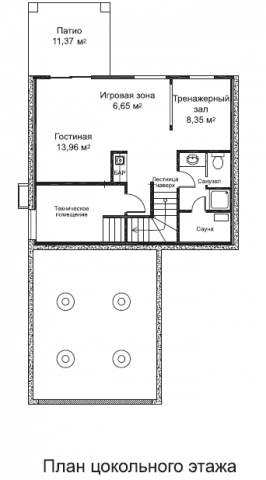 Бомонт тип Corner цокольный этаж